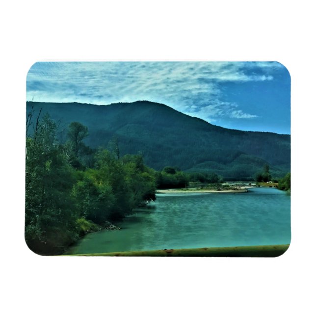 Cowlitz River, Randle, Washington Magnet (Horizontal)