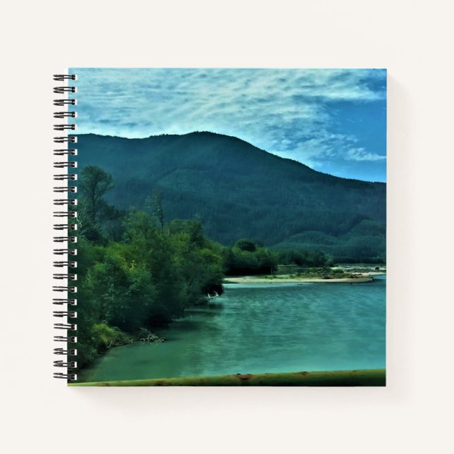Cowlitz River, Randle, Washington Notebook (Front)