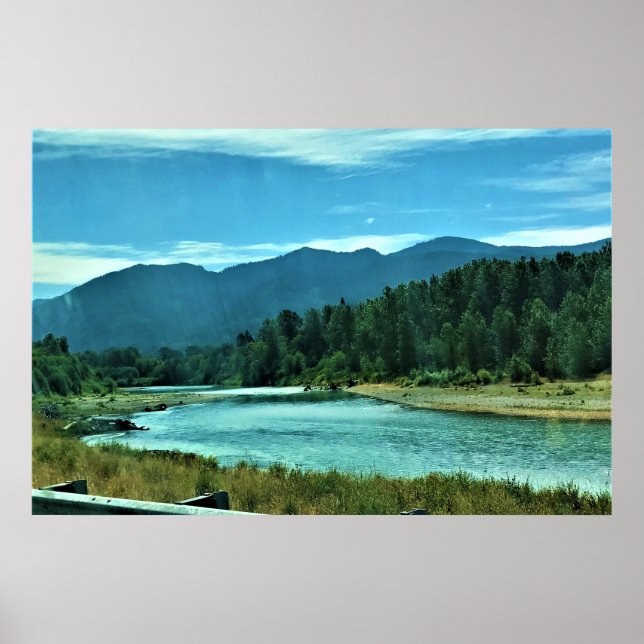 Cowlitz River, Randle, Washington Poster (Front)
