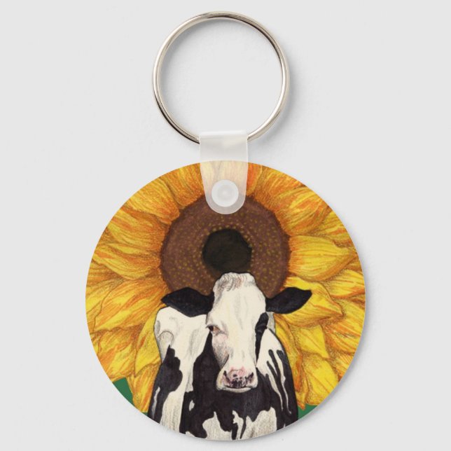 'COWmposition IV' Key Ring (Front)