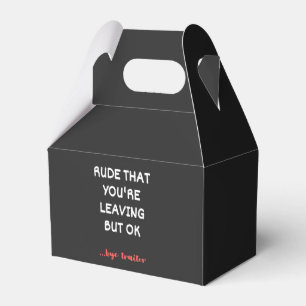 Coworker Coffee Mug - Rude That You're Leaving Favour Box