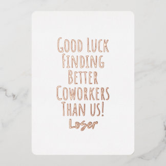 coworker, colleague, farewell, good luck T-Shirt K