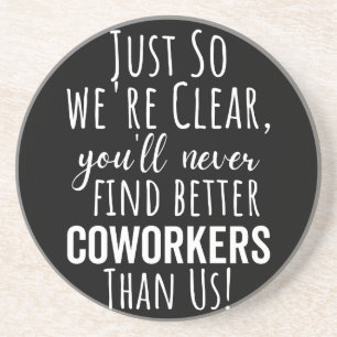 Coworker Goodbye Coworker Moving Leaving Gift Coaster