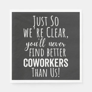 Coworker Goodbye   Coworker Moving   Leaving Gift Napkin