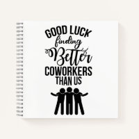 Coworker Leaving Gift, New job gift Notebook
