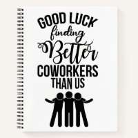 Coworker Leaving Gift, New job gift Notebook