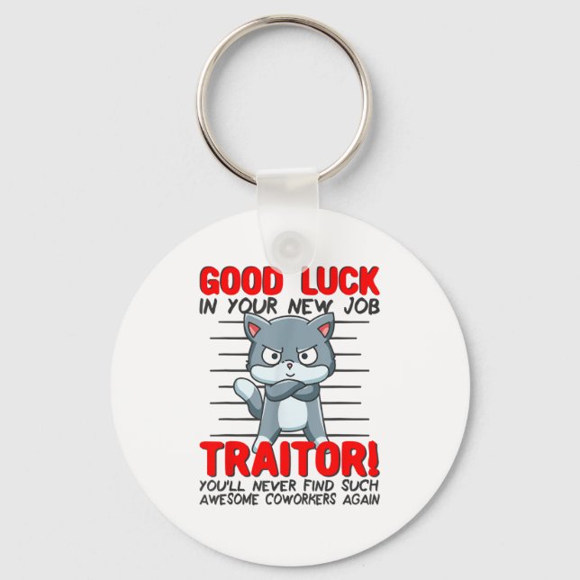 Coworker Leaving, Quitting Going Away, Job Change; Key Ring (Front)