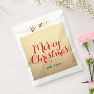 Coworker Office Staff Employee Christmas Santa Favour Bags