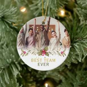 Coworker Team Gift Best Team Ever Ceramic Tree Decoration
