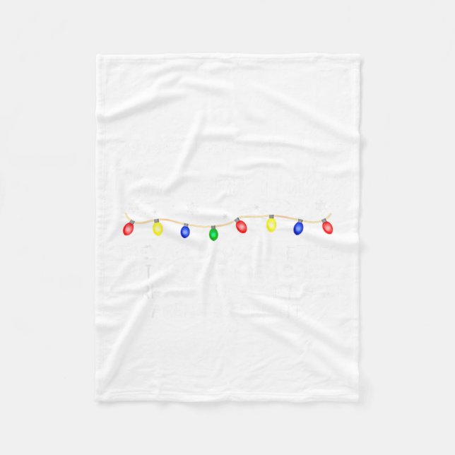 Coworkers Are Like Christmas Lights Funny Coworker Fleece Blanket (Front)
