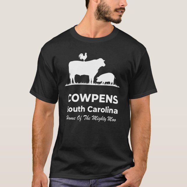 Cowpens SC South Carolina Mighty Moo Festival T-Shirt (Front)