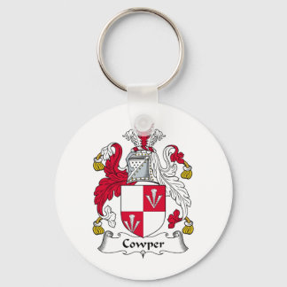 Cowper Family Crest Key Ring