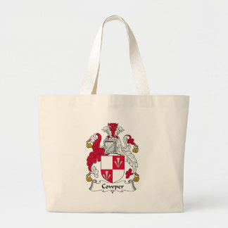 Cowper Family Crest Large Tote Bag
