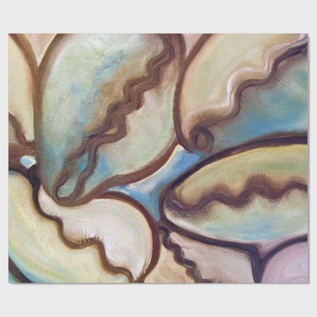 Cowrie Shells Wrapping Paper (Flat)