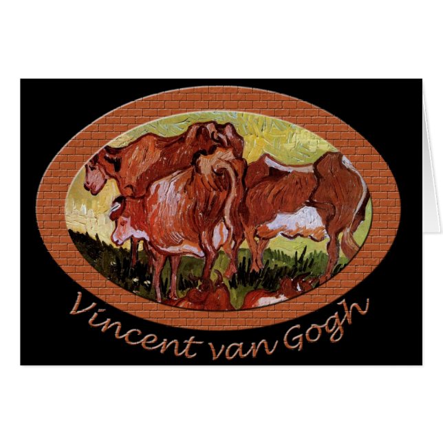 Cows after Jordaens Vincent van Gogh (Front Horizontal)