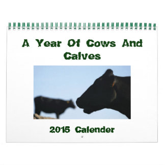 Cows and Calves 2015 calendar