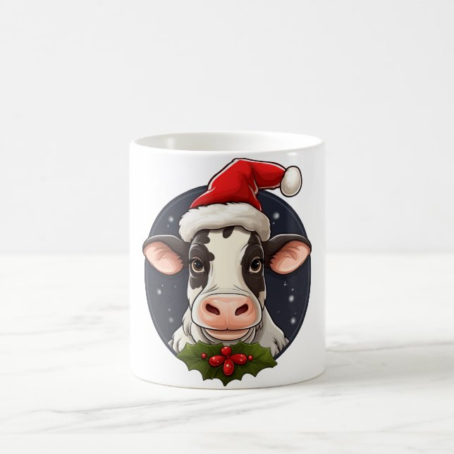 Cows Christmas Coffee Mug (Center)