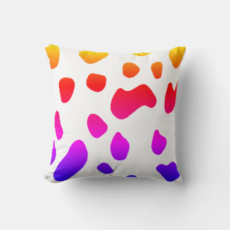 Cows Colorful Patches Pattern Cushion