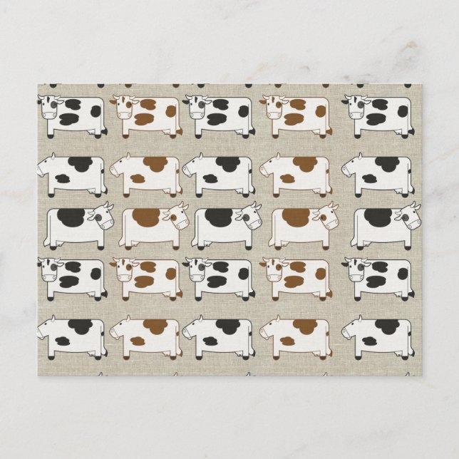 Cows Cows Cows Postcard (Front)