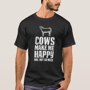 Cows Farmer Farming Animals T-Shirt