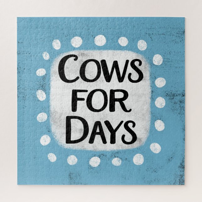 Cows For Days Jigsaw Puzzle (Vertical)