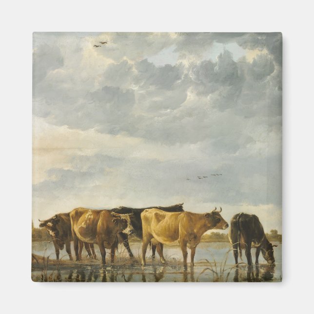 Cows in a River Aelbert Cuyp   Magnet (Front)