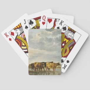 Cows in a River Aelbert Cuyp Playing Cards