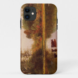 Cows In A Watering Landscape Albert Bierstadt iPhone 11 Case