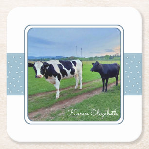 Cows in Pasture Coaster Set