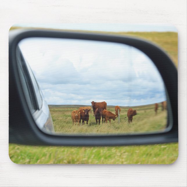 Cows in the mirror mouse pad (Front)