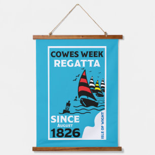 Cows Isle Of White Yacht Regatta Hanging Tapestry