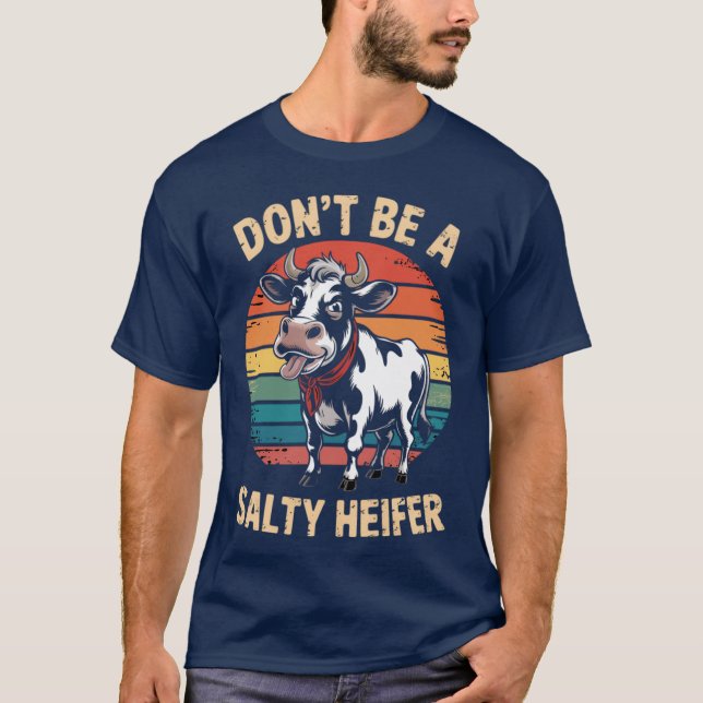 cows lover farm funny T-Shirt (Front)