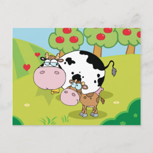 Cows on the Farm Postcard