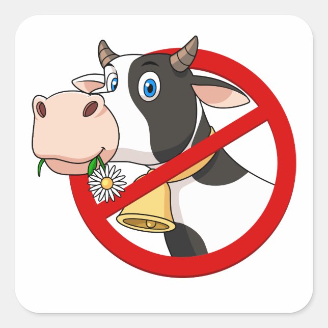 Cows Square Sticker (Front)