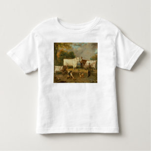 Cows with a herdsman toddler T-Shirt