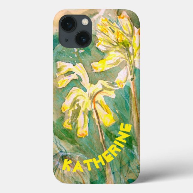Cowslips Primula veris spring wildflowers Case-Mate iPhone Case (Back)