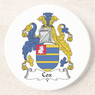 Cox Family Crest Coaster