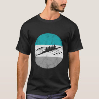 Coxless Four Rowing Retro Gift For Men Women T-Shirt