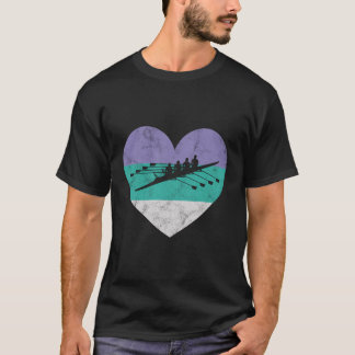 Coxless Four Rowing Retro Gift For Women T-Shirt