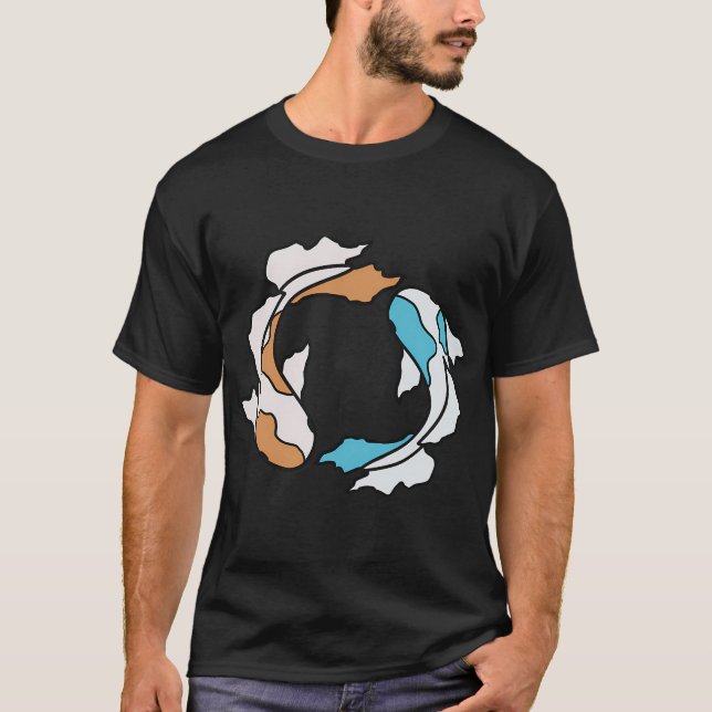 Coy fish pair T-Shirt (Front)