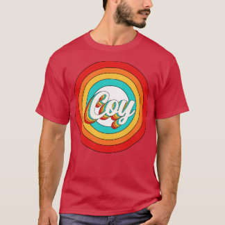 Coy Name Shirt Vintage Coy Circle