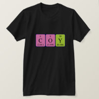 Coy periodic table name shirt
