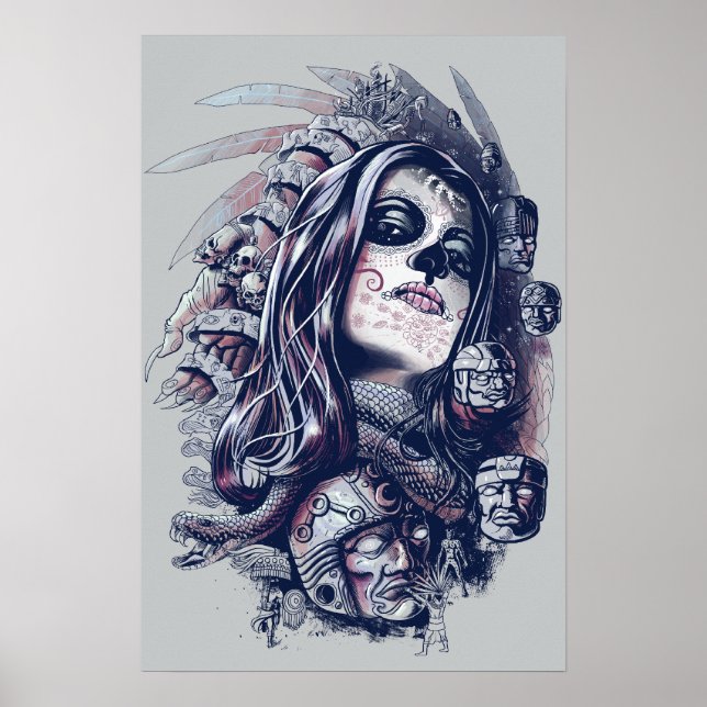 Coyolxaugqui Poster (Front)