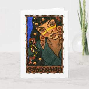 Coyolxauhqui Greeting Card