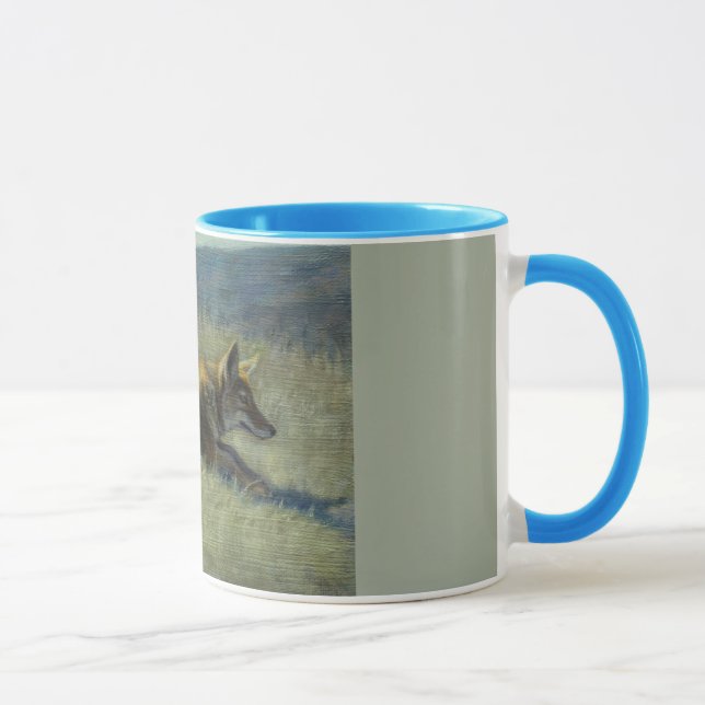 Coyote 11 oz Ringer Mug (Right)
