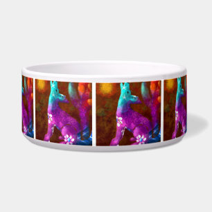 Coyote Abstract Art Saguaro Cactus Desert Brown