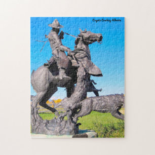 Coyote Cowboy Alberta Jigsaw Puzzle