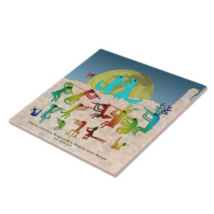Coyote Crooners Ceramic Tile