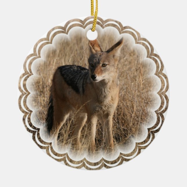 Coyote Design Ornament (Front)