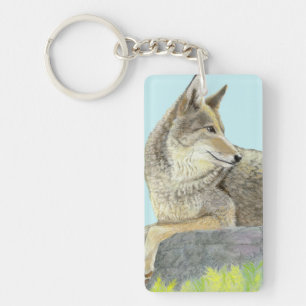 Coyote Key Ring